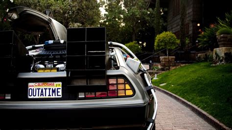 back to the future delorean car wallpaper - Coolwallpapers.me!