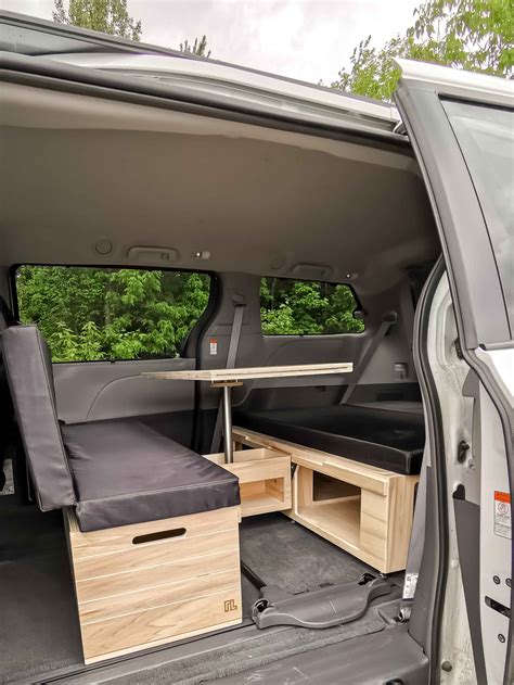 Order your Minivan camper conversion Kit for Toyota Sienna - Roadloft | Camper conversion ...