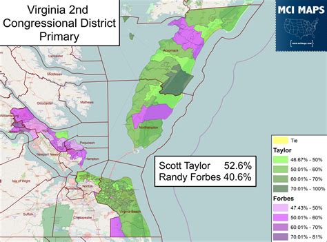 Virginia’s 2nd District Primary — When Carpetbagging backfires - MCI Maps | Election Data ...