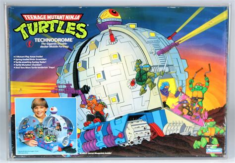 1990 Playmates Teenage Mutant Ninja Turtles Boxed Playset - Technodrome