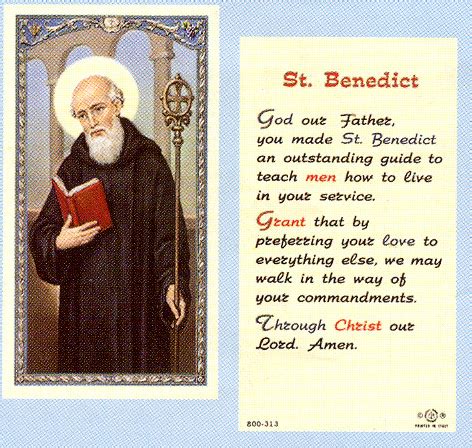 St. Benedict Novena. Start date July 3 - The GIG :God 's Intimate Group, Growing in Grace ...