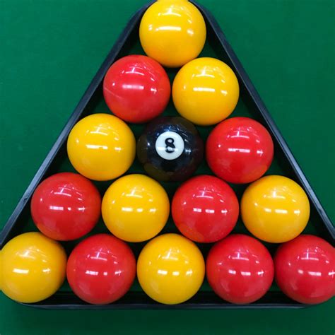 Red & Yellow Pool Balls for Commercial or Home Use – SherlockAmusementSales