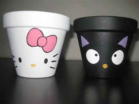 hello kitty flower pot - Blythe Wooden