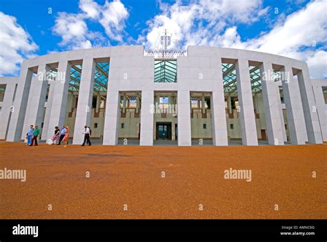 The Australian Federal Parliament in Canberra ACT Australia Stock Photo - Alamy