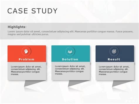 Case Study PowerPoint Template 18 | Powerpoint templates, Case study ...