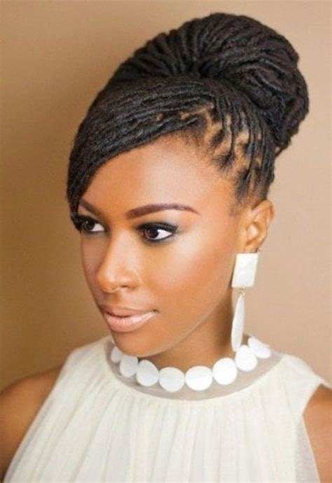 25 updo styles for locs 2016 | Braided hairstyles updo, Locs hairstyles, Hair styles