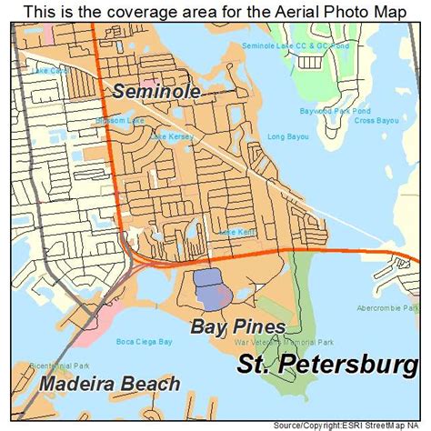 Aerial Photography Map of Bay Pines, FL Florida