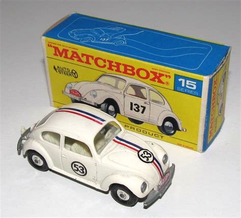 Matchbox | 1-75 Series, Regular Wheels | Volkswagen 1500 Saloon Herbie the Love Bug | Model ...