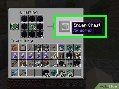 How to Make an Ender Chest in Minecraft: 6 Steps (with Pictures)