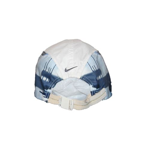 Nike TN Abstract White / Navy / Baby Blue 5 Panel Hat — Roots