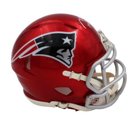 Tom Brady Signed Patriots Flash Alternate Speed Mini Helmet (Fanatics ...