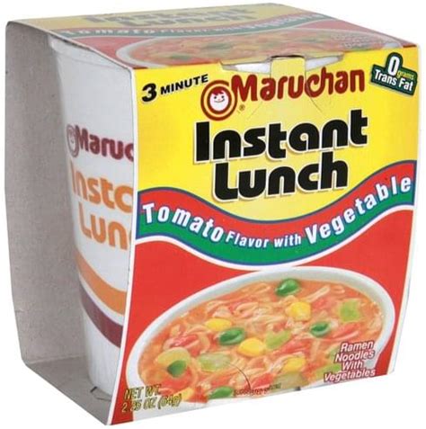 Maruchan Tomato Flavor with Vegetable Instant Lunch - 2.25 oz, Nutrition Information | Innit