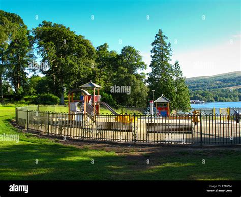 Children's playpark in Balloch Country Park Stock Photo - Alamy