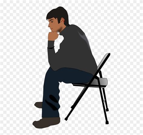 All Photo Png Clipart - Sitting On A Chair Clipart Transparent Png (#384366) - PinClipart