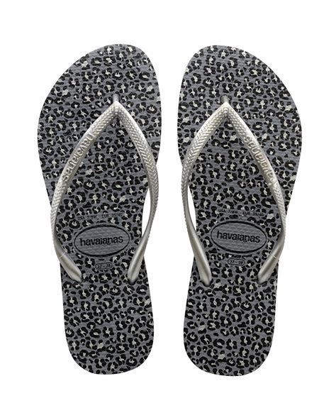 Flip-Flops Flip-flops - Havaianas Slim Animals Steel Grey