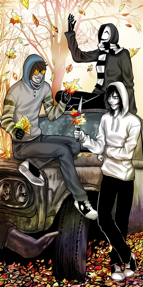 Jeff, Toby and KageKao Creepypasta Ticci Toby, Scary Creepypasta, Creepypasta Proxy, Jeff The ...