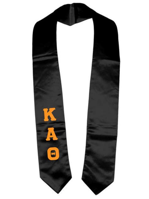 Kappa Alpha Theta Classic Colors Graduation Stole