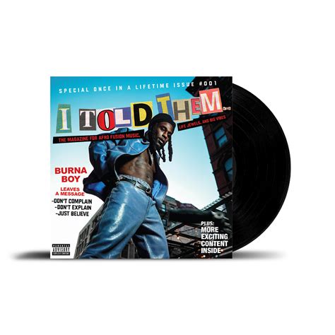 Burna Boy - I Told Them…Vinyl LP - Recordstore