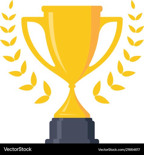 Trophy cup Royalty Free Vector Image - VectorStock