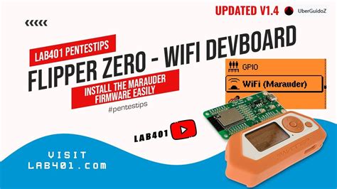 #pentestips easiest marauder firmware install (V1.4) for the flipper zero wifi devboard ...