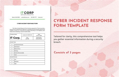 Cyber Incident Response Form Template in Word, PDF, Google Docs ...