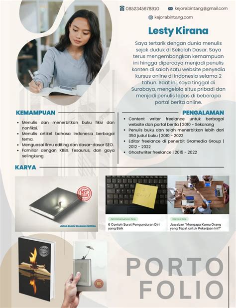 Contoh Portofolio Lamaran Kerja untuk Berbagai Posisi - Atma