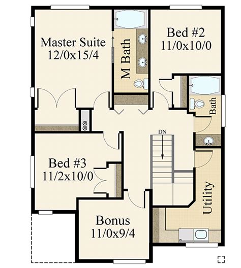 Second Floor Bedroom Plans - floorplans.click