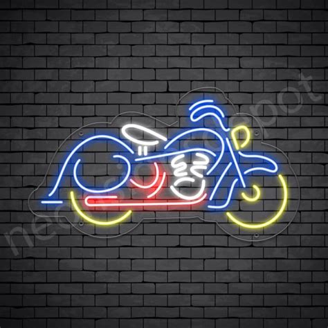 Motorcycle Yellow Neon Bar Sign - Neon Signs Depot