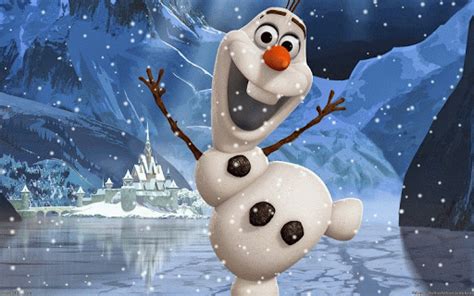 olaf the snowman illustration gif | WiffleGif