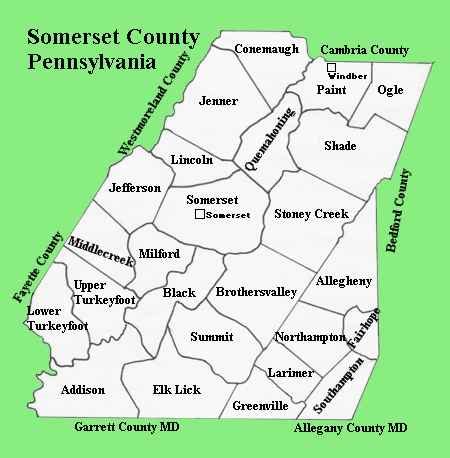 Somerset County PAGenWeb -- Maps