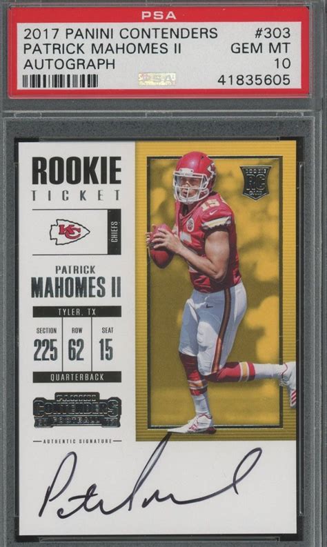 All aboard the Patrick Mahomes bandwagon, more autograph rookie cards ...