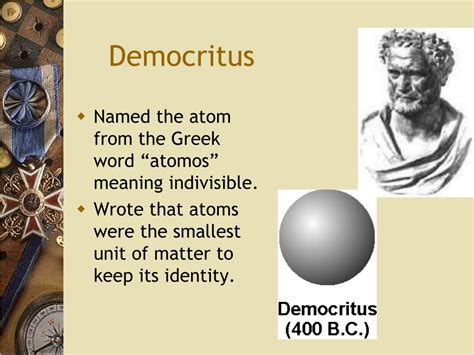 Picture Of Democritus Atomic Model