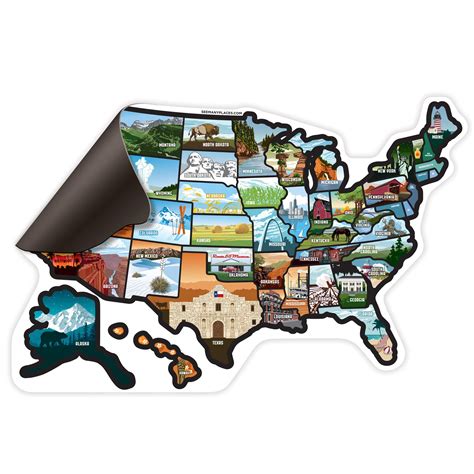 Buy RV State Magnet Travel of The United States, Weather-Resistant ...