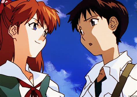 Shinji and Asuka - Neon Genesis Evangelion Fan Art (39077552) - Fanpop