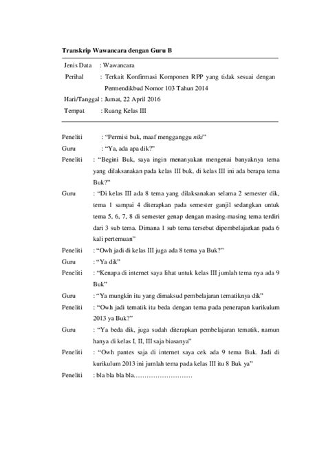 (PDF) Transkrip Wawancara | gede arnawa Riana - Academia.edu