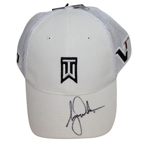 Lot Detail - Tiger Woods Signed White Nike TW Hat Beckett COA #A09702