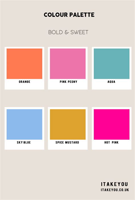 10 Summer Colour Combos : Bright Summer Colour Palette I Take You | Wedding Readings | Wedding ...