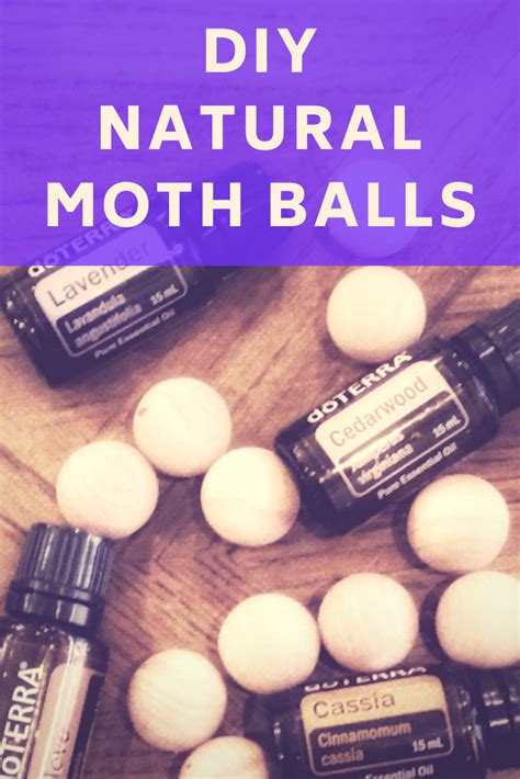 DIY Natural Moth Balls with Essential Oils