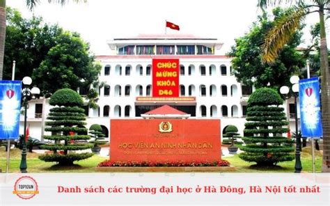 Danh sách các trường đại học ở Hà Đông, Hà Nội tốt nhất