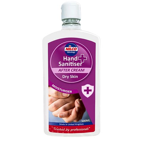 Nilco Hand Sanitiser After Cream Dry Skin Moisturiser - 500ml – Nilco UK
