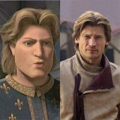 Prince Charming from Shrek 2 looks exactly like season 1 Jaime ...