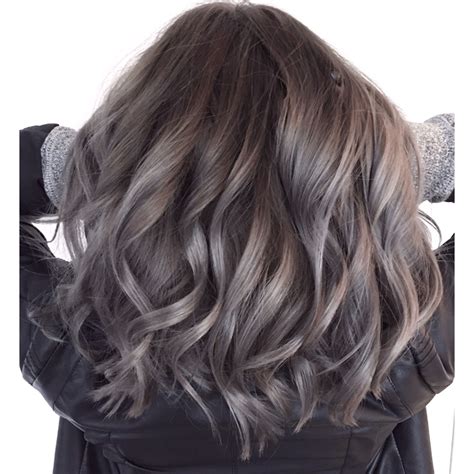 Ash Brown // Metallic Grey • #charcoalgrey #greybrown #metallicgrey # ...