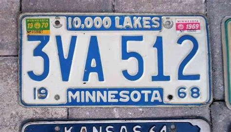 2014 Minnesota military Veteran license plate GWOT MN