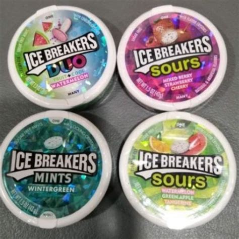 Ice Breakers Sugar free Mints Spearmint | Sours | Berry | Pocket Size ...