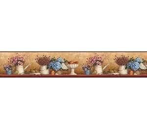 Amazon.com: Country Windowsill Wallpaper Border: Home & Kitchen