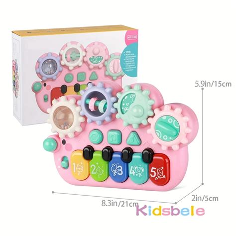 Baby Piano Toy Electric Lighting Music Toy Educational Piano Keyboard ...