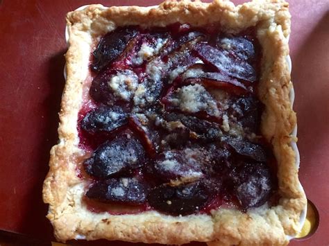 Easy Plum Tart Recipe for One • Single Serving Chef