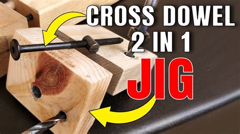 DIY Cross Dowel Jig 2-in-1 | Barrel Nut Jig | Detachable Wooden Furniture/Bed Joints | XDIY ...