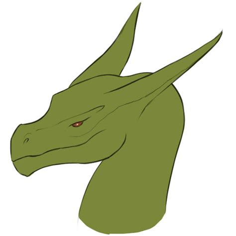 How to Draw a Dragon Head - Easy Drawing Art