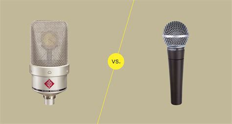 Condenser Microphones vs. Dynamic Microphones